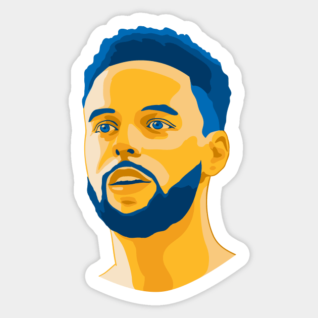 Golden Boy Steph Sticker by Caloy